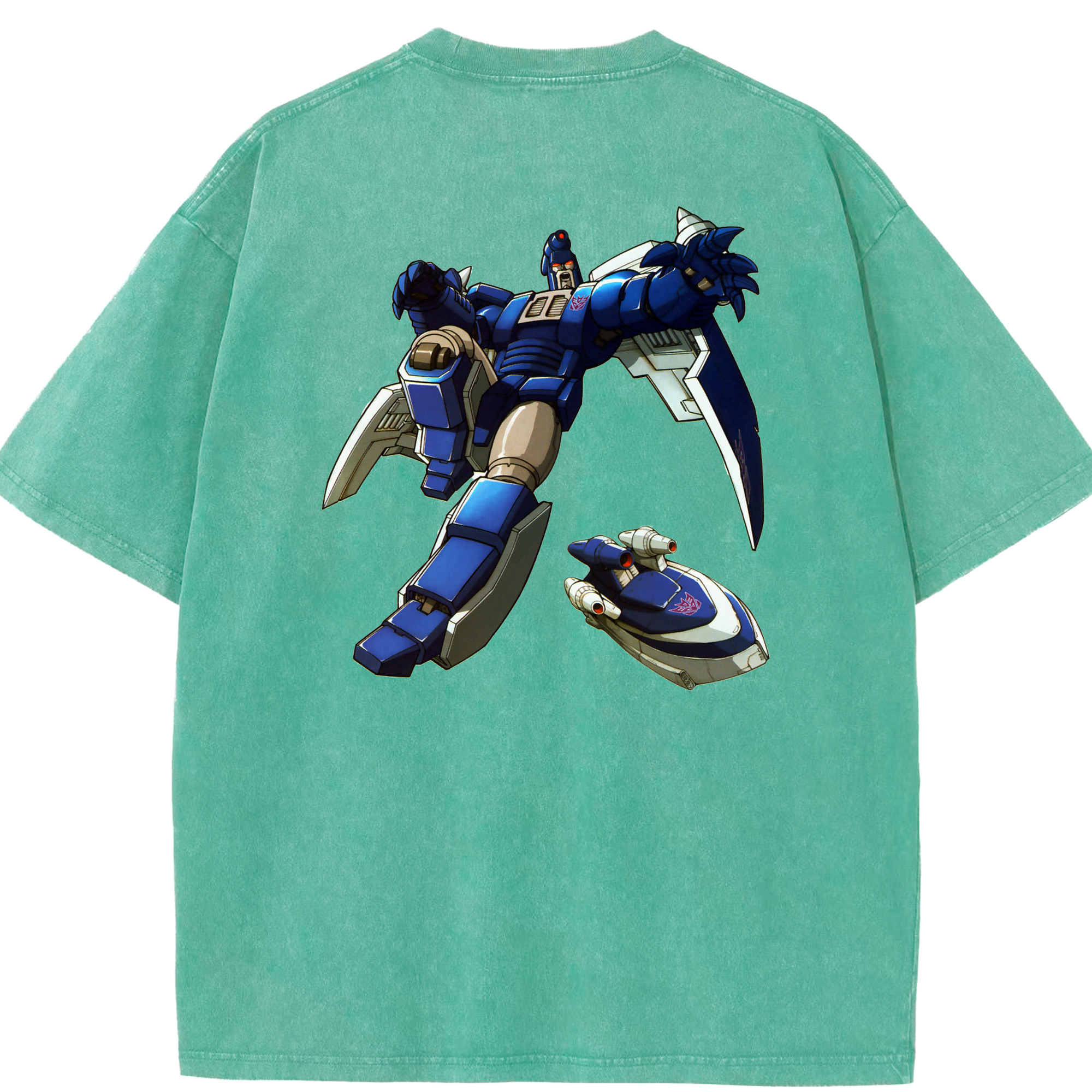 （画像用）  綿100% ヴィンテージ風 半袖Tシャツ（背面プリント）
